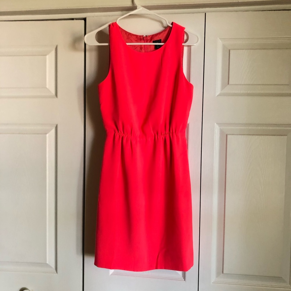 Neon Pink J. Crew Dress - Size 2